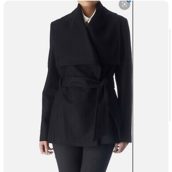 Ted Baker London Matild Cashmere Wool Short Wrap Coat - Picture 1 of 12